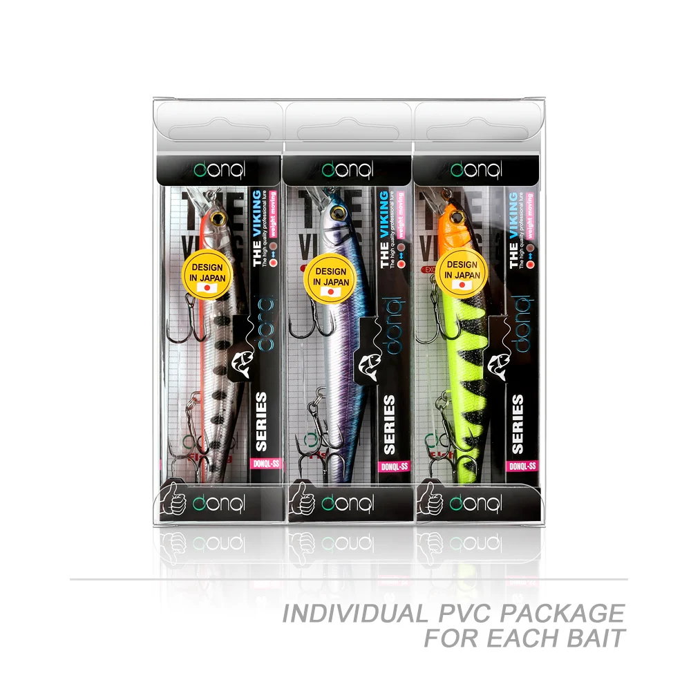 

DONQL 3pcs Suspending Fishing Lures Minnow Hard Bait 135mm 23.9g Artificial Quality Plastic Wobblers Swimbait Bass Fishing Lure