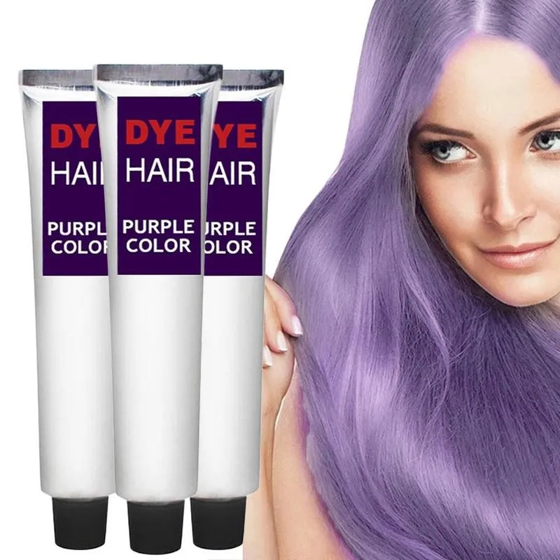 

100ml Gray Hair Dye Cream Punk Style Nature Permanent Light Grey Silver Unisex Hair Dye Color Cream Cosmetic Beauty Hair Colorin