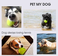 6 5cm10cm12cm diameter practice green tennis ball beach pet toy sports outdoor fun tennis dog masticate toy