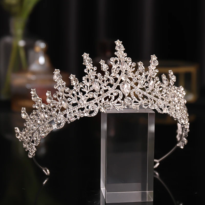 

2021 Hot-Selling Wedding Crowns in Europe And America Bride Crown Wedding Tiara Headdress For Bride Fashion Hair Accessories