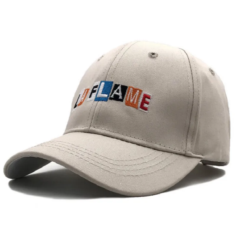 Мужская Кепка с вышивкой LA FLAME Dad регулируемая хлопковая бейсболка lafach в стиле