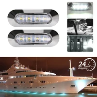 2pcs marine boat transom led stern light cold white led tail lamp yacht accessories waterproof led courtesy lights dropshipping