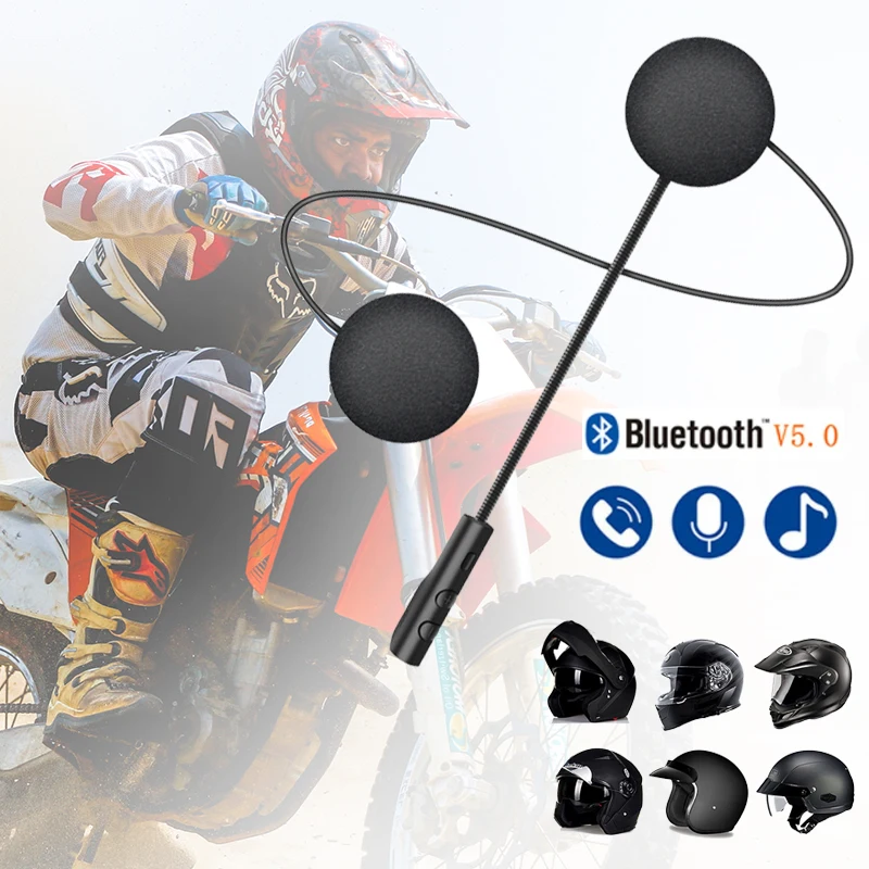 Фото - Bluetooth-коммуникатор для мотоциклетного шлема с поддержкой Bluetooth 5,0 bluetooth коммуникатор для мотоциклетного шлема с поддержкой bluetooth 5 0