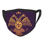 Защитная маска для лица, с символом Византийской империи, с изображением орла, маска с флагом