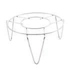 AAAK-стойка для пароварки из нержавеющей стали, кухонная стойка для готовки, высота 3 дюйма