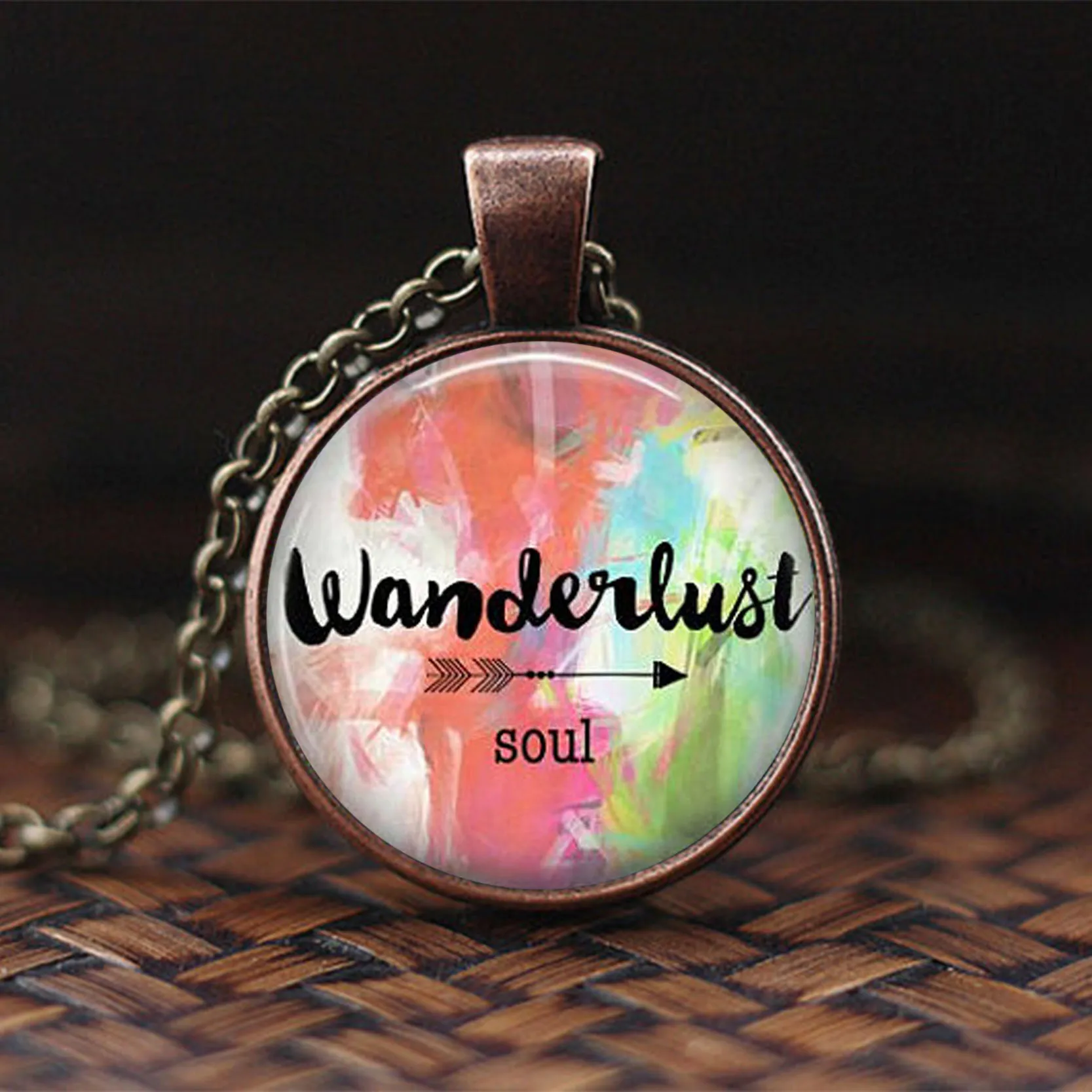 Модная цепочка с надписью и цитатой 2019|Ожерелья подвеской| |