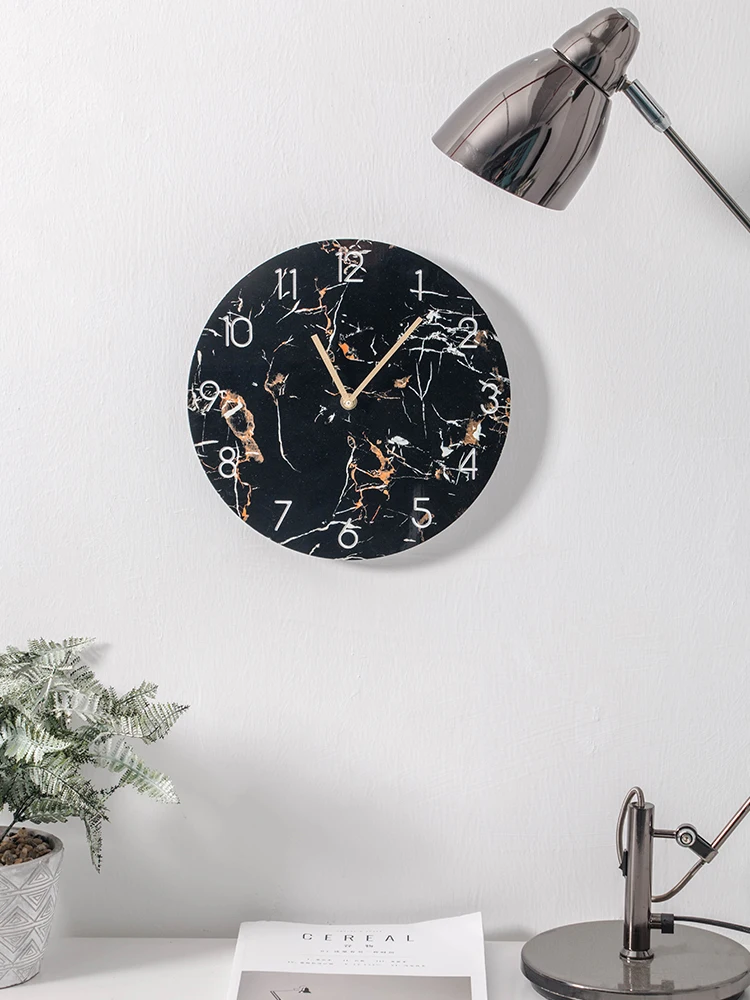 Скандинавские настенные часы украшения для спальни кухни домашний бесшумный