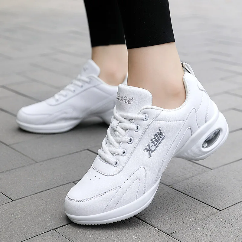 

Autumn Winter Jazz Shoes Woman Ladies Modern Soft Outsole Dance Sneakers Designer Lightweight Dancing Fitness Shoes Lady
