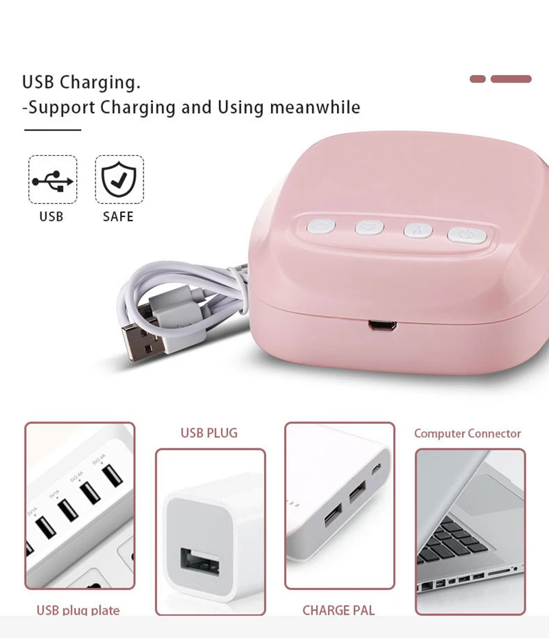 Двойные электрические молокоотсосы мощный всасывающий USB Интеллектуальный молокоотсос с детской бутылочкой для молока холодная грелка соски