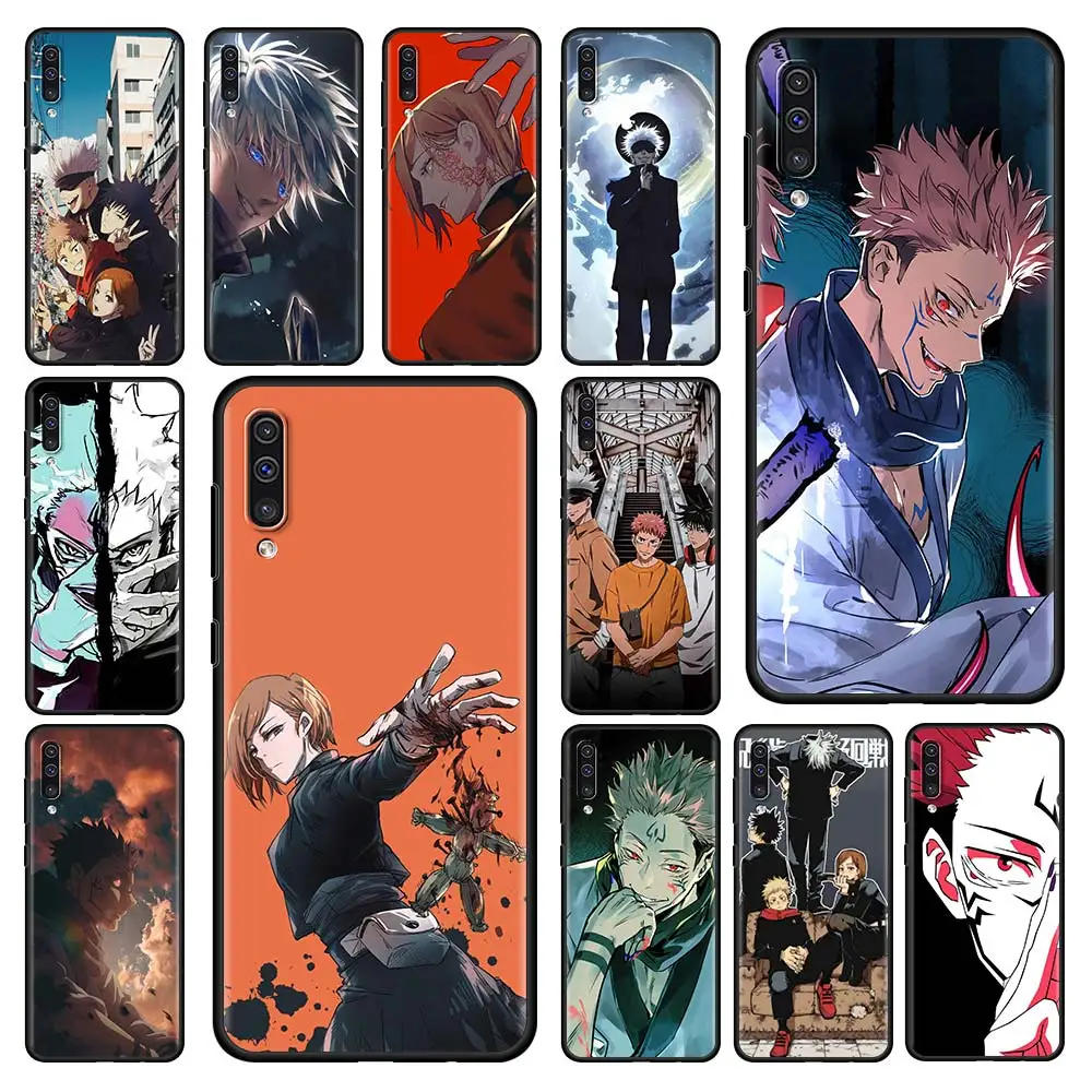 

Jujutsu Kaisen Anime Case for Samsung A90 5G A50 A30 A10 A10e A10s A40 A20e A20s A30s A50s A60 A70 A70s A80 A20 Black Soft Couqe