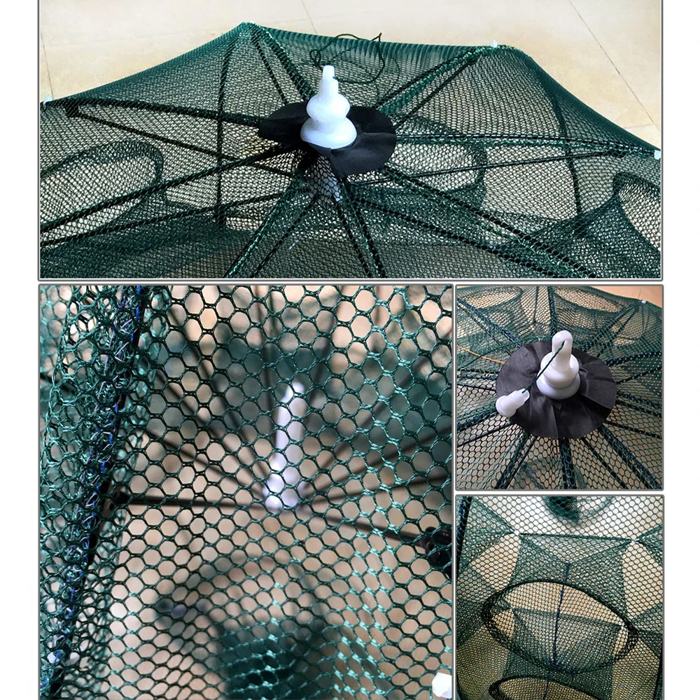 Автоматическая рыболовная сетка креветка клетка нейлон складной Краб рыба