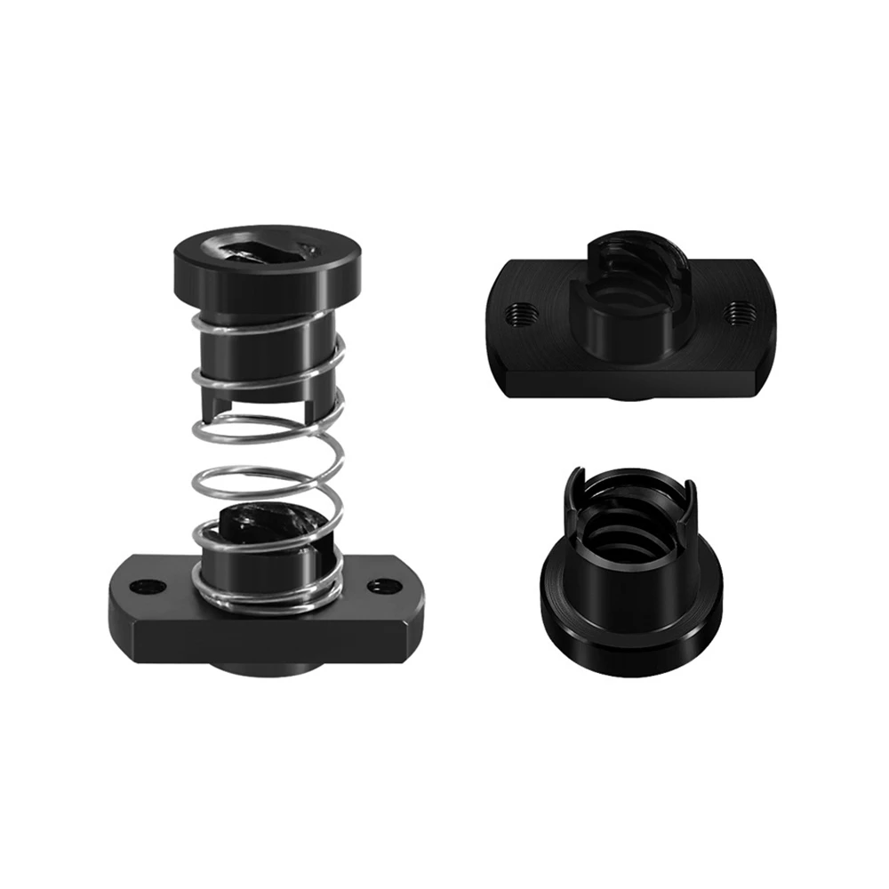 

T8 POM Anti Backlash Lead Screw Nut For Ender 3 Creality CR10 Z Axis Clone 3D Printer Threaded Rod Spring Loaded Part