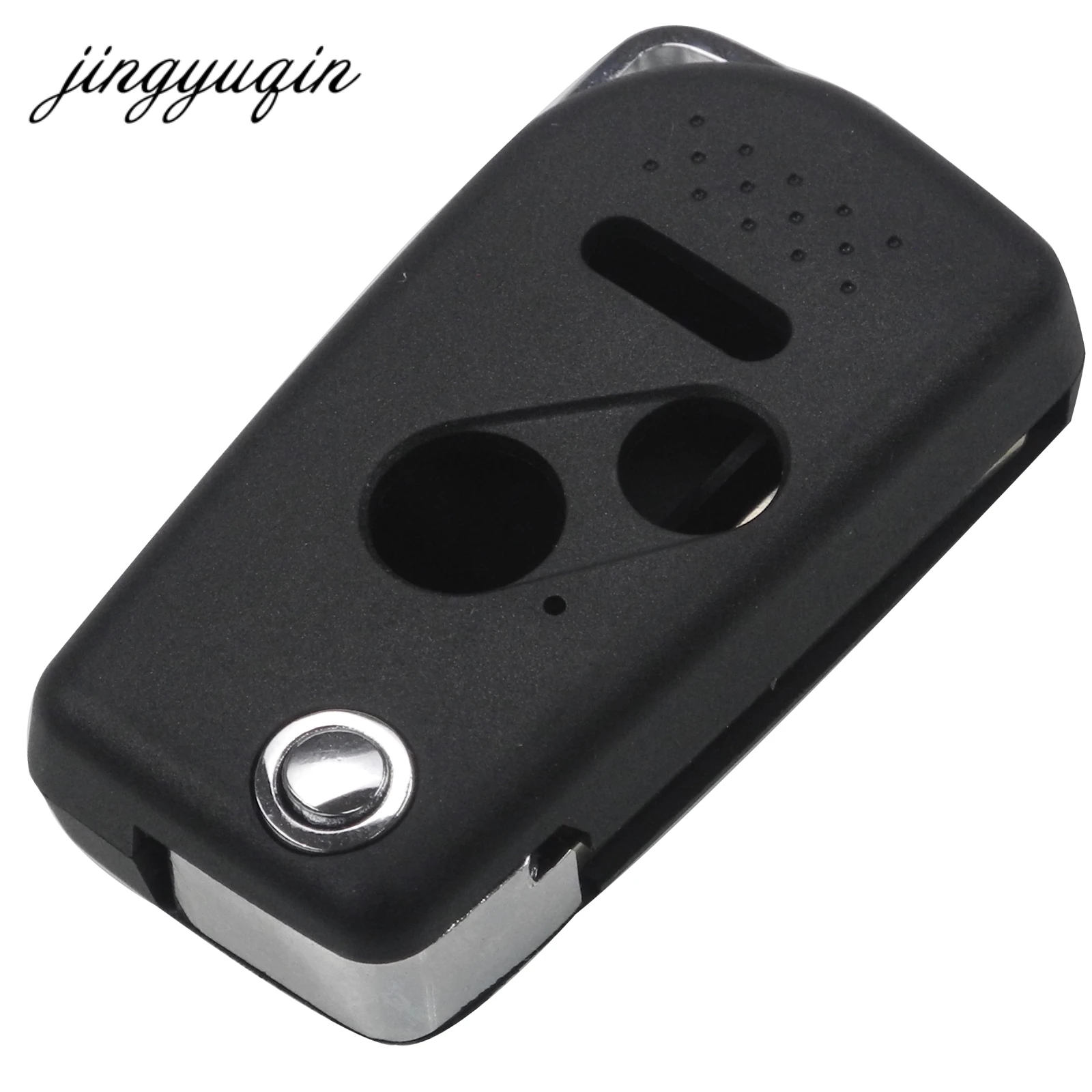 jingyuqin Cut/Uncut Modified Flip Folding Key Shell 2/3 Button For Honda Accord CRV Jazz FRV Fit Fob Remote Case Cover | Автомобили и