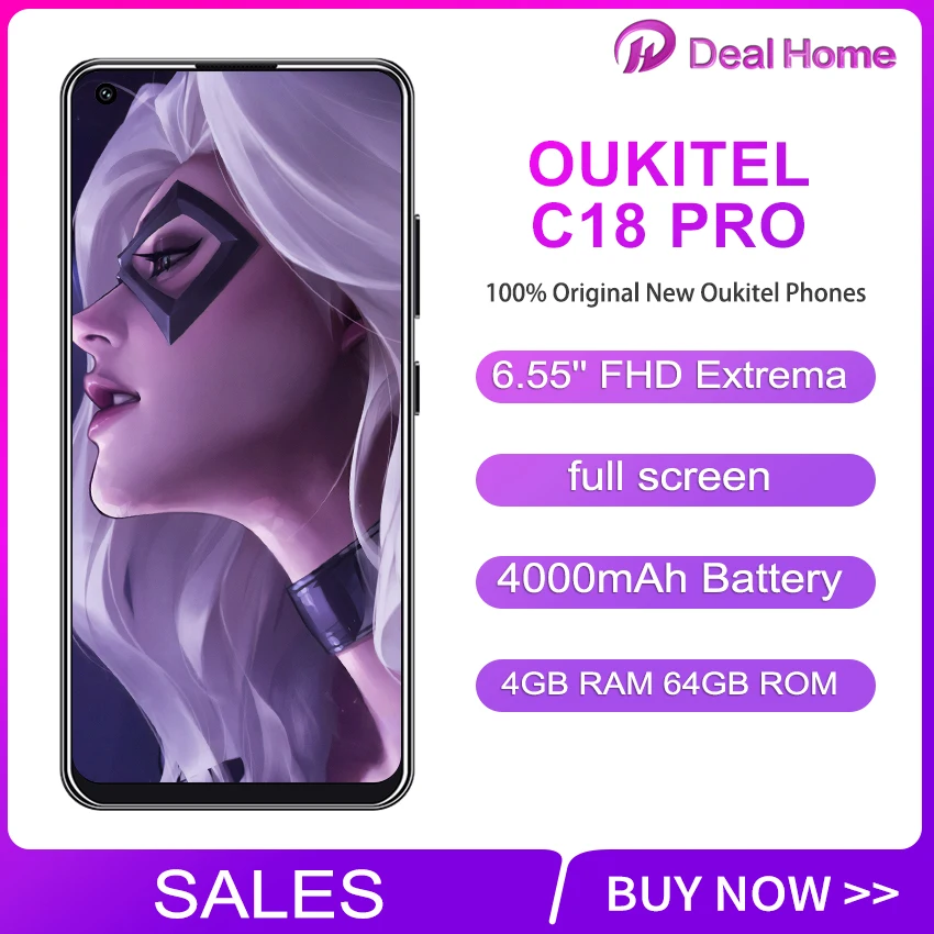 OUKITEL C18 Pro смартфон с 5 5-дюймовым дисплеем восьмиядерным процессором ОЗУ 4 Гб ПЗУ 64