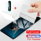 Пленка 2 в 1 для Huawei P30 Lite Pro, Гидрогелевая пленка для Huawei P30 Pro Lite, защита переднего экрана, пленка для объектива камеры P30pro