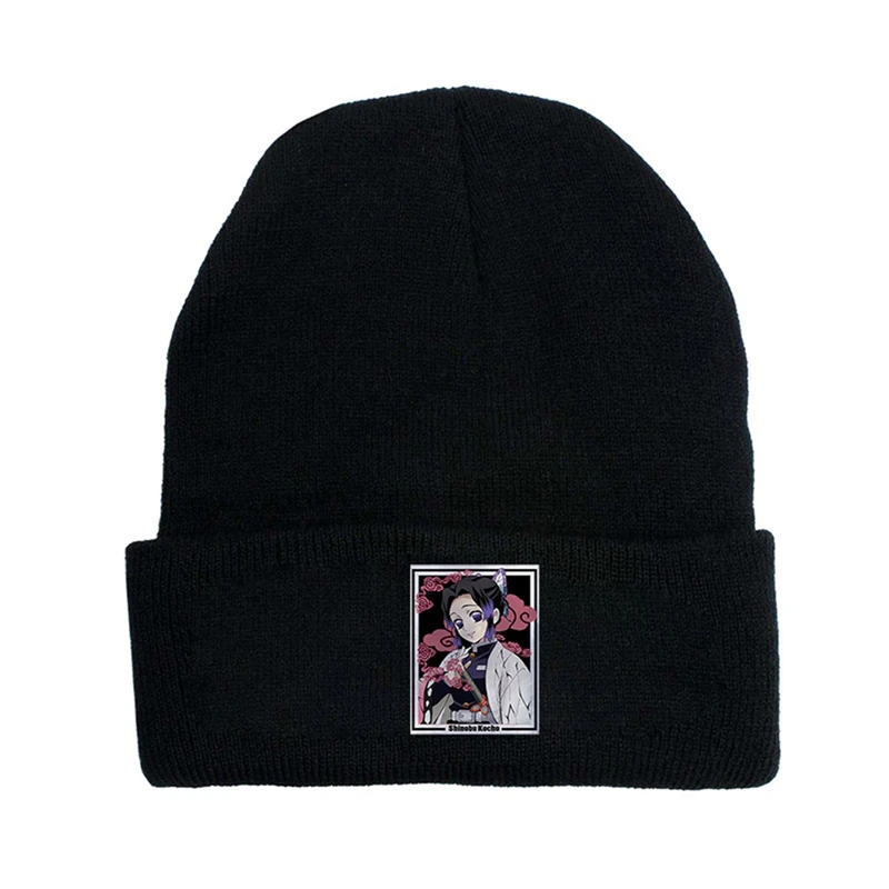 

Winter Demon Slayer Knitted Hat Autumn And Winter Lovers Korean Hat Men And Women Warm Hat Wild Hedging Cap