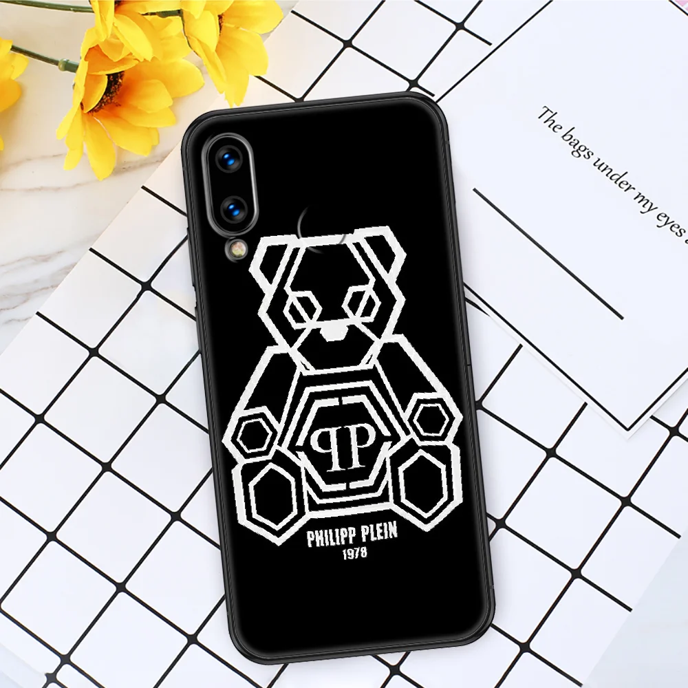

Pleins Fashion Brand Philipps Qp Phone case For Huawei Honor 6 7 8 9 10 10i 20 A C X Lite Pro Play black luxury prime painting