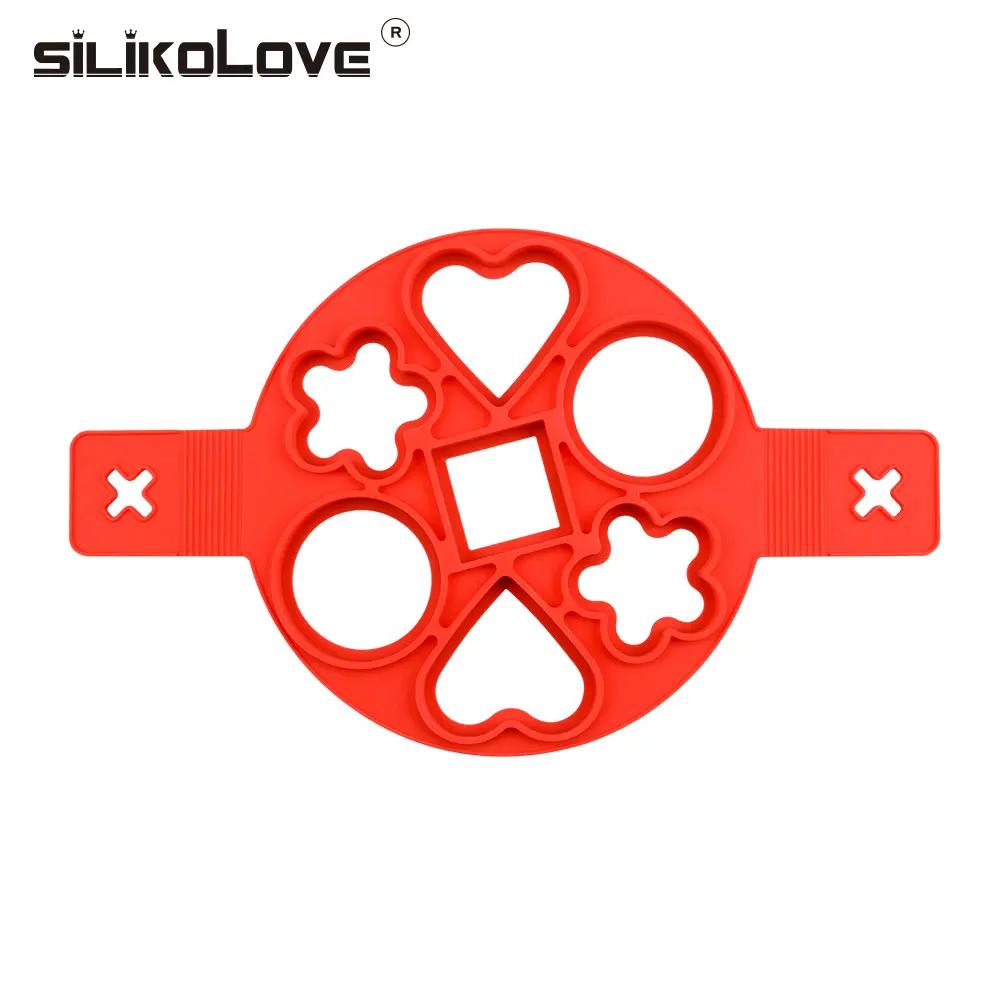 SILIKOLOVE сердце круг цветок квадратной формы Яйцо силиконовая форма для выпечки