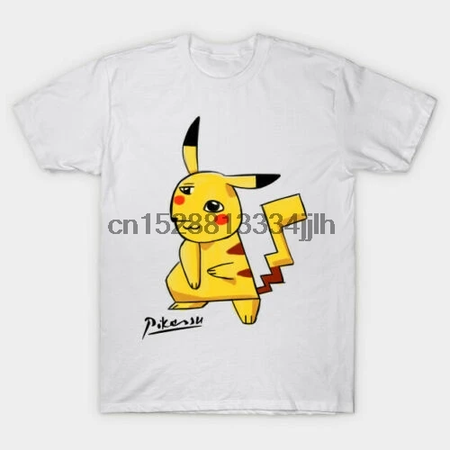 Забавная белая футболка с изображением кубистского движения пикасу Пабло