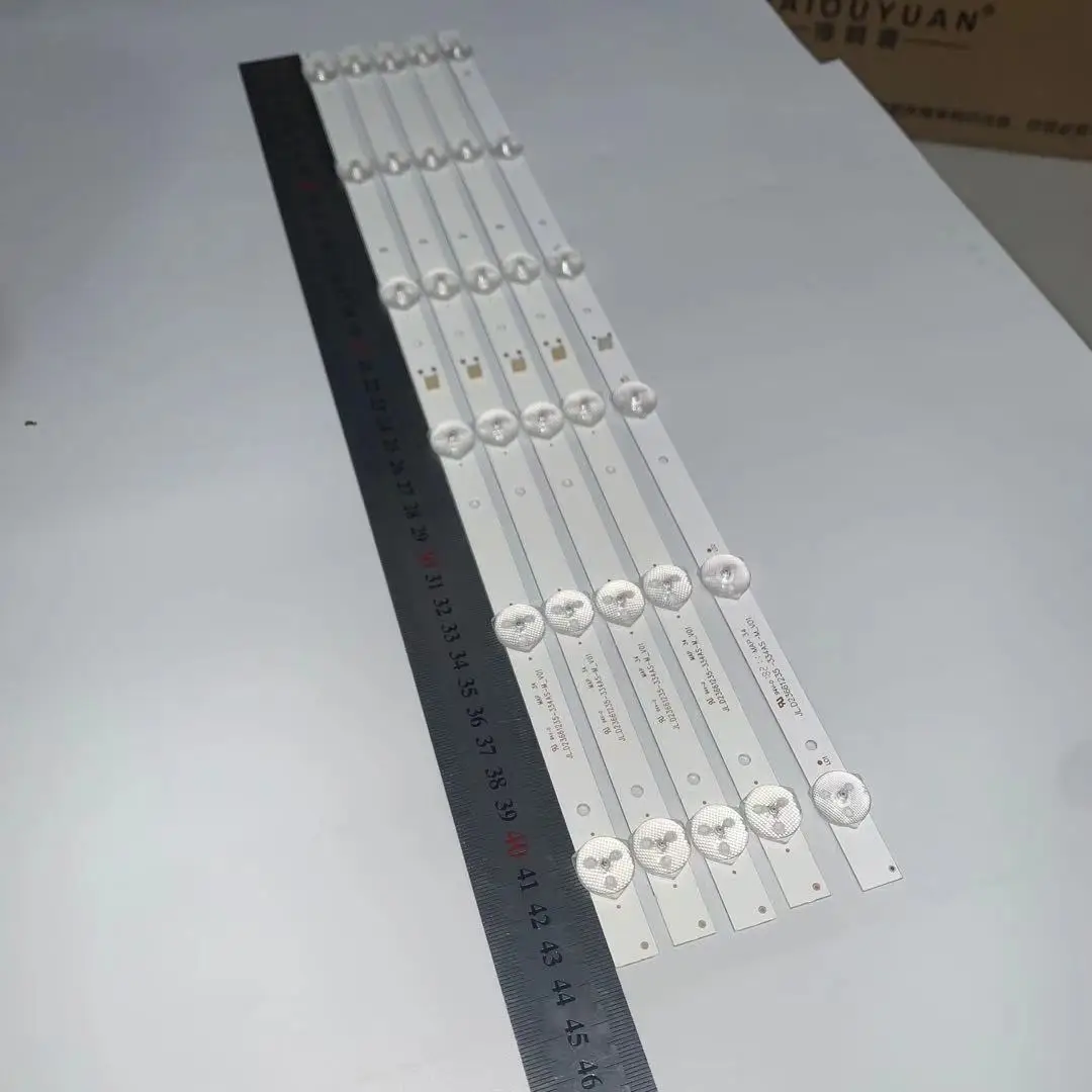 20 штук 50 шт./лот Гавайская гитара 23 дюймов 24 дюйма 6LED 3V ТВ подсветка полосы высокое