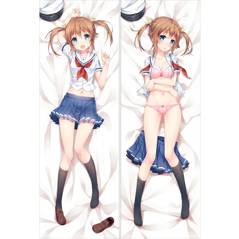 High School Fleet anime Haifuri sexy Akeno Misaki &amp Shiro-chan pillow cover Haisukuru Furito Dakimakura body Pillowcase | Дом и сад