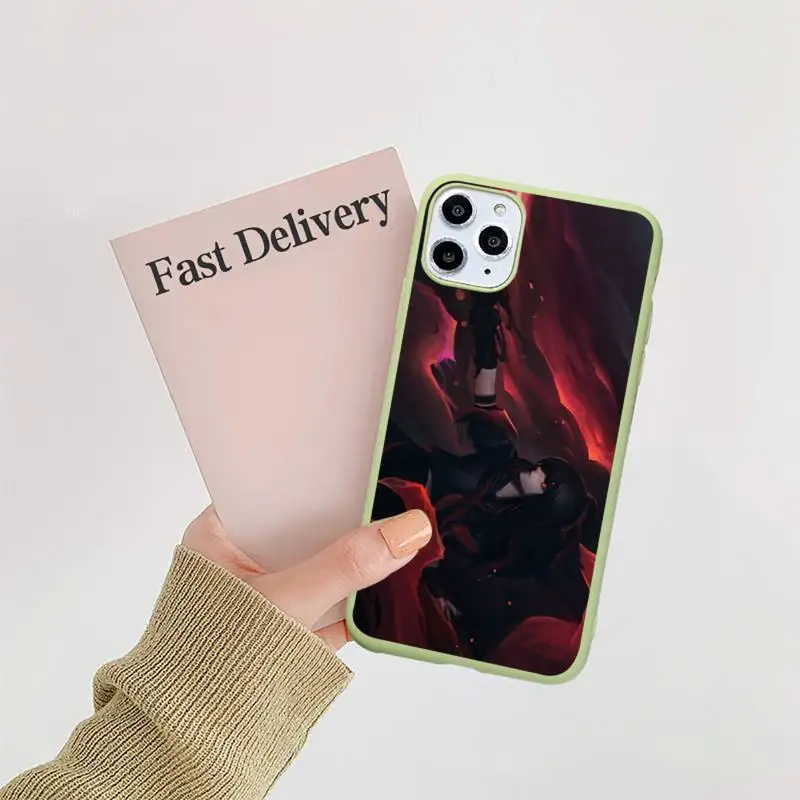 

Akame ga KILL! animal girl Phone Case Candy Color for iPhone 11 12 mini pro XS MAX 8 7 6 6S Plus X 5S SE 2020 XR