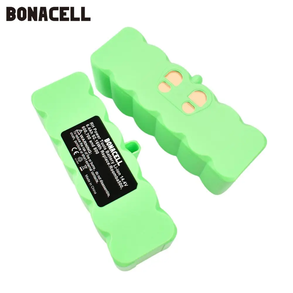 Литий ионный аккумулятор bonacel 6 4 Ач 14 8 в для iRobot Roomba 500 600 700 800 510 530 550 560 580 620 630 650 760 770