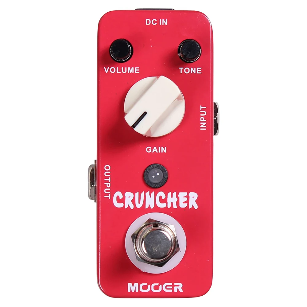 MOOER CRUNCHER с высоким коэффициентом усиления искажения Мини гитары педаль эффектов
