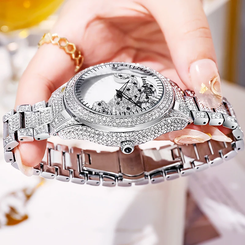 

Часы с леопардовым принтом для мужчин и женщин