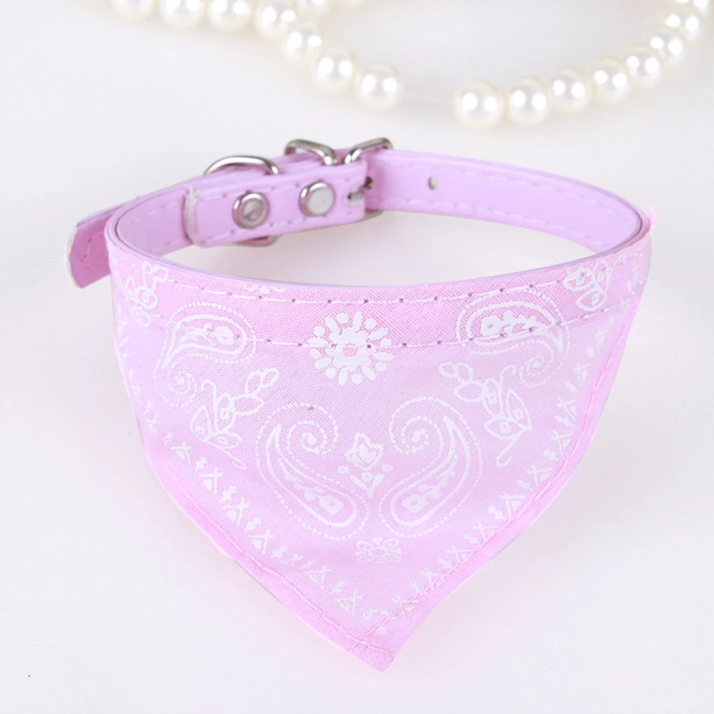 

Fashionable Popular Jacquard Print Pet Neckerchief Bandana Creative Beautiful Dog Collars Practical Decorative Pet Supplies