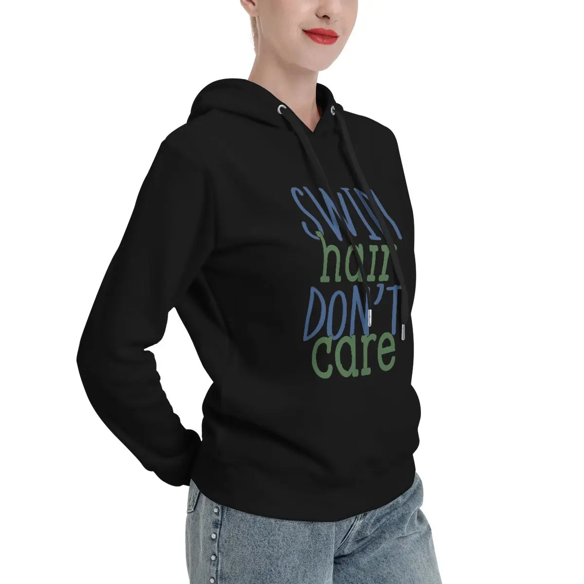 Модный женский свитер для плавания пуловер с капюшоном и | Женская одежда