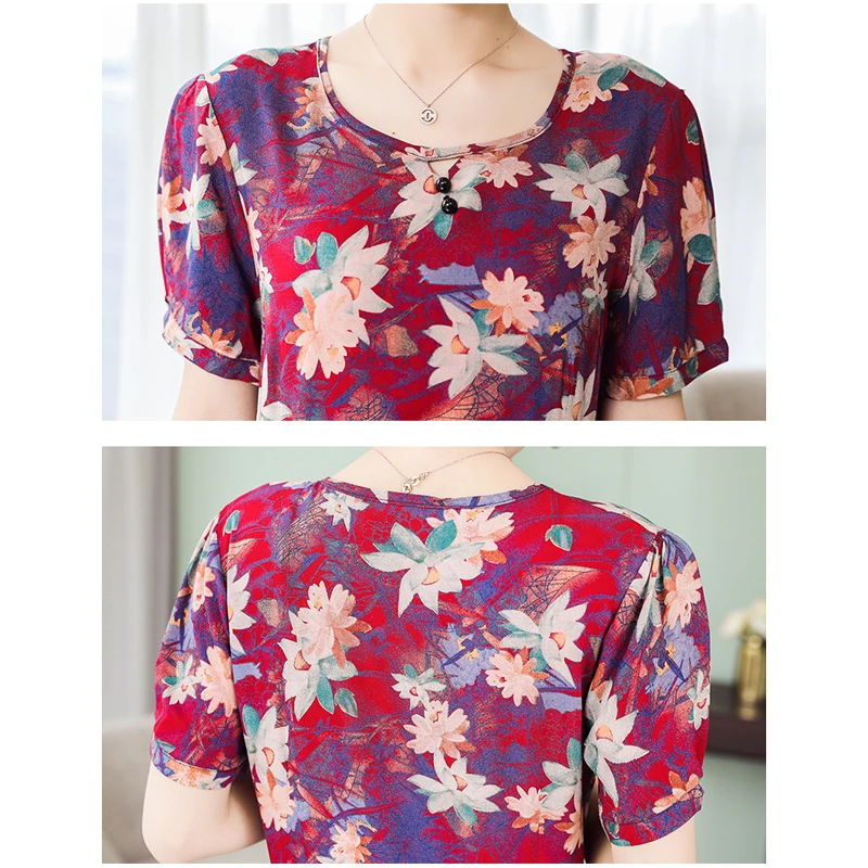 Женское длинное платье с круглым вырезом и коротким рукавом 15 цветов|Женские