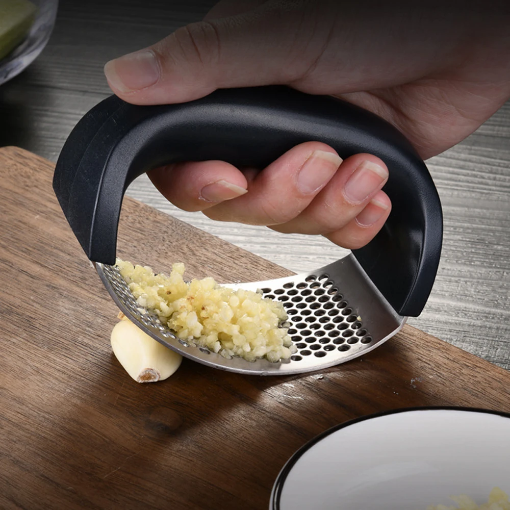 Портативный пресс для чеснока из нержавеющей стали терка нож измельчения