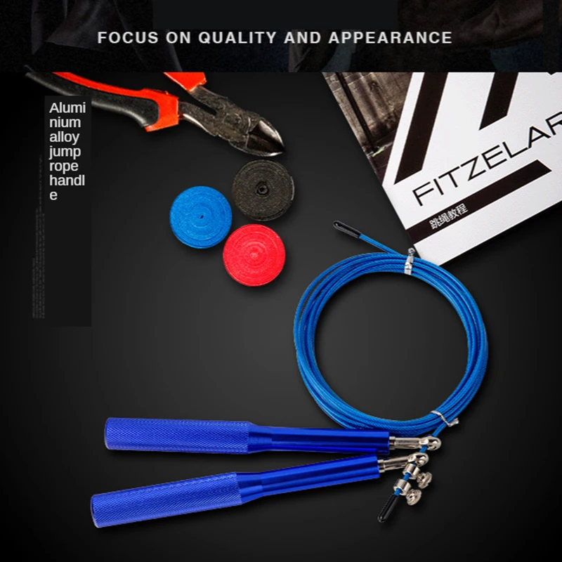Скоростная Скакалка Профессиональный Регулируемый трос высокоскоростная для