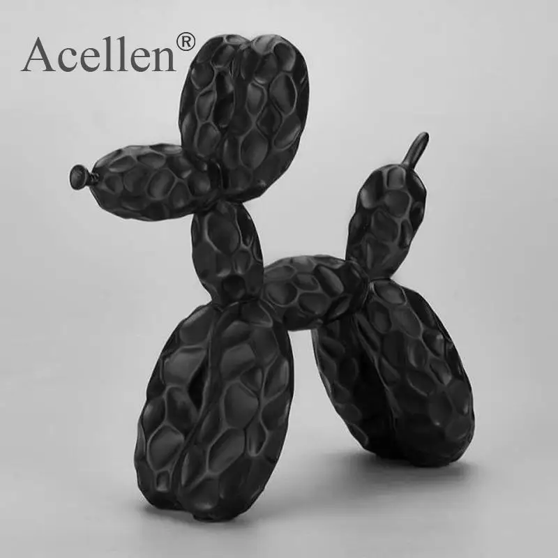 Статуя собаки с воздушным шаром скульптура из смолы домашний декор современный