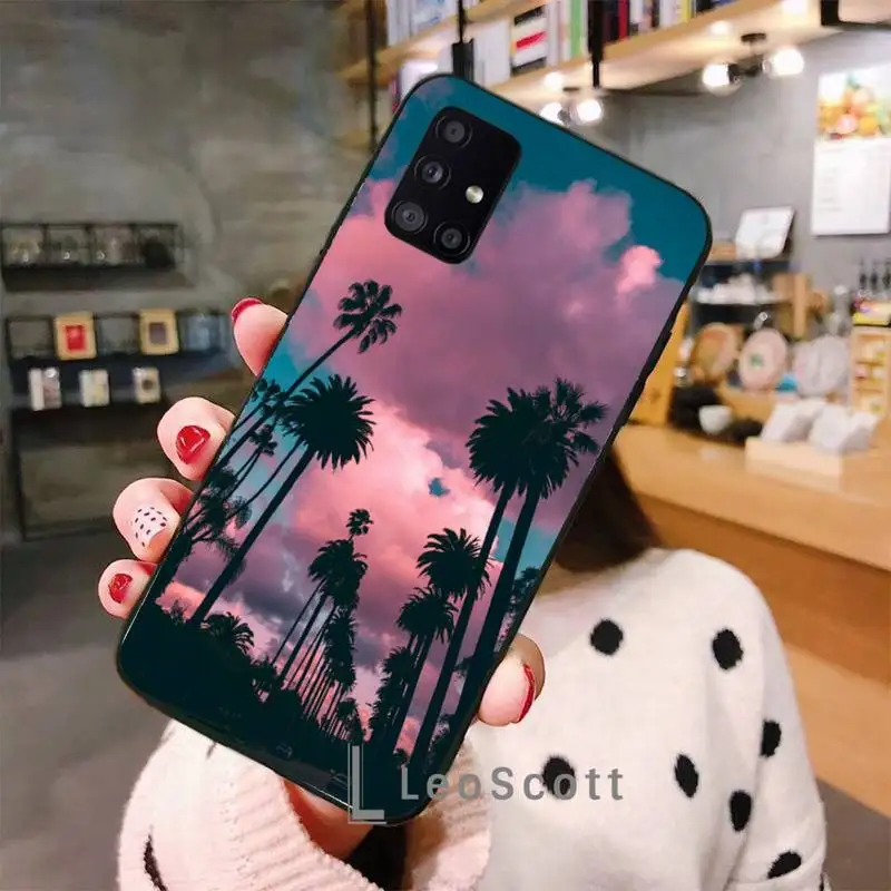 

Coconut tree Phone Case For Samsung S6 S7 edge S8 S9 S10 e plus A10 A50 A70 note8 J7 2017