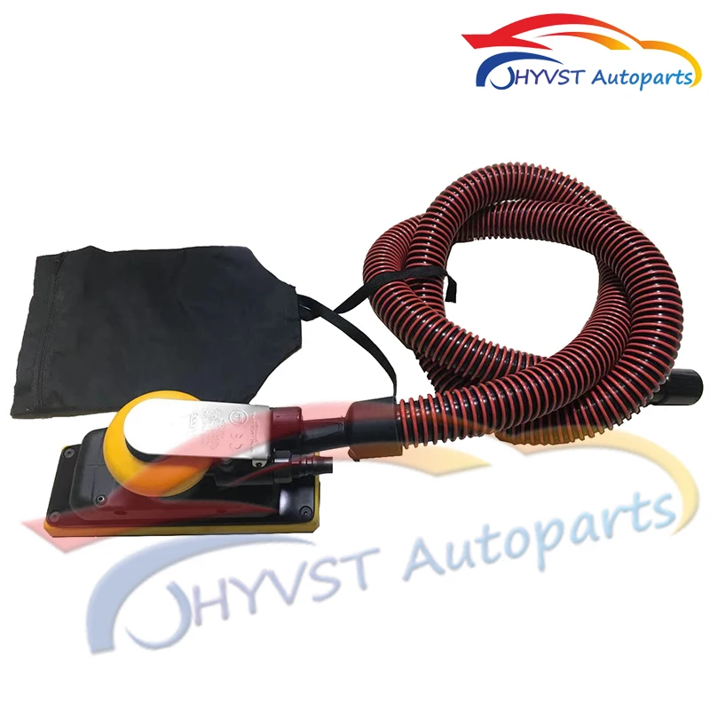 

70x198mm Square Air Orbital Sander Central Vacuum Ready Pneumatic Sanding Machine 5mm Eccentricity MIRKA