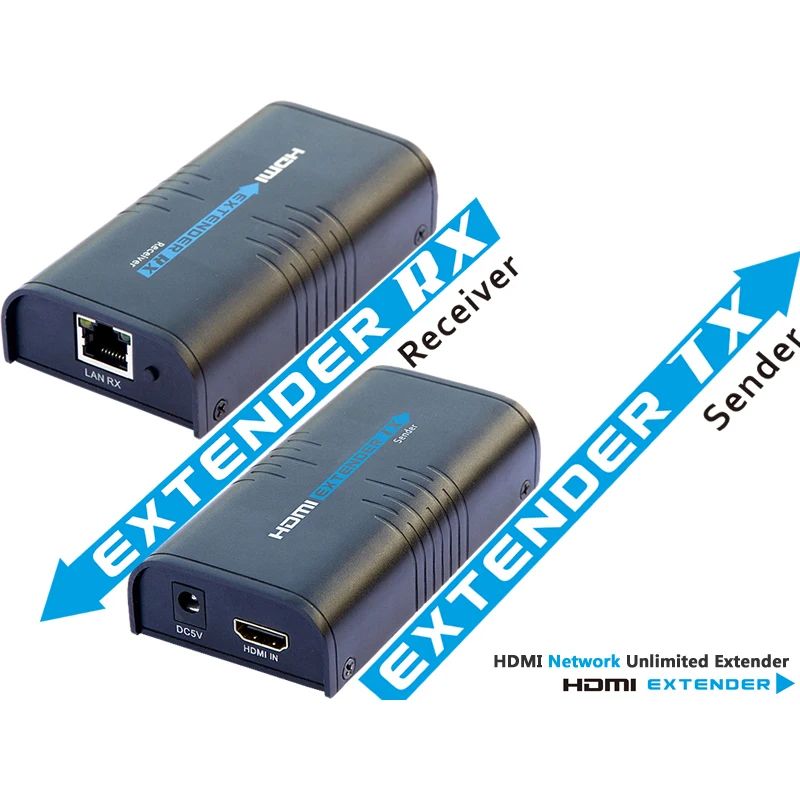 Подлинный LKV373 V2.0 HDMI совместимый удлинитель через IP TCP/IP cat5e cat6 коммутатор ethernet до