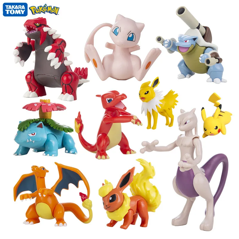 Покемон 4-13 см новый мультяшный фильм аниме фигурка Пикачу Mewtwo чармандер бластоза