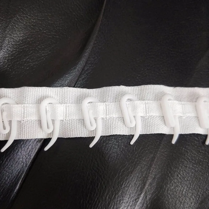 30 шт./лот крючки для штор с лентой занавесок белый пластик нейлон | Дом и сад