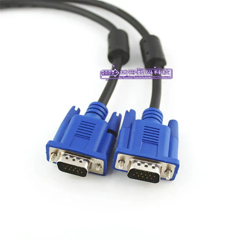 

1,5 м DB15 кабель VGA с двумя штекерами Дата-кабель видео кабель дисплея (15 контактов
