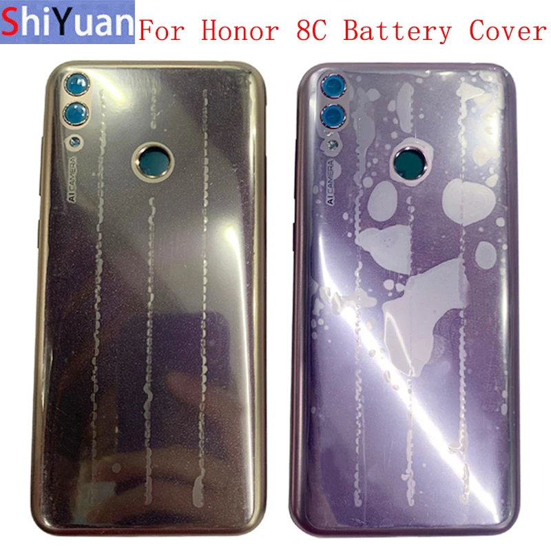 

Battery Cover Rear Back Door Panel Housing Case For Huawei Honor 8C Back Cover with Logo Replacement Parts