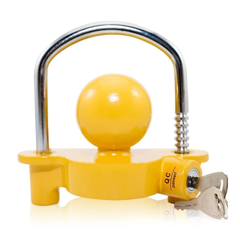 

Q9QD Universal Ball Coupler Lock Trailer Hitch Lock Coupler Ball Tow Lock Towing Lock Heavy Duty Coupler Lock