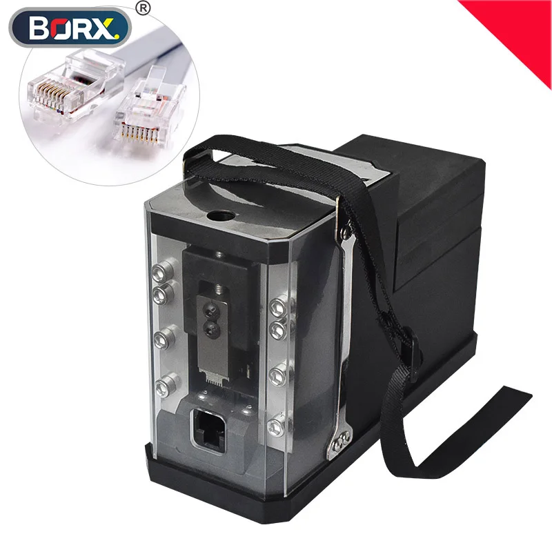 

Portable Network Cable Crystal Connector Press Machine For Phone Line