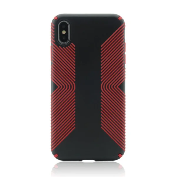 ТПУ PC полосатый узор чехол для телефона для iPhone XS Max XR X 8 7plus чехол для телефона современный деловой стиль цветной - Цвет: IphoneXR XSMAX rdblk