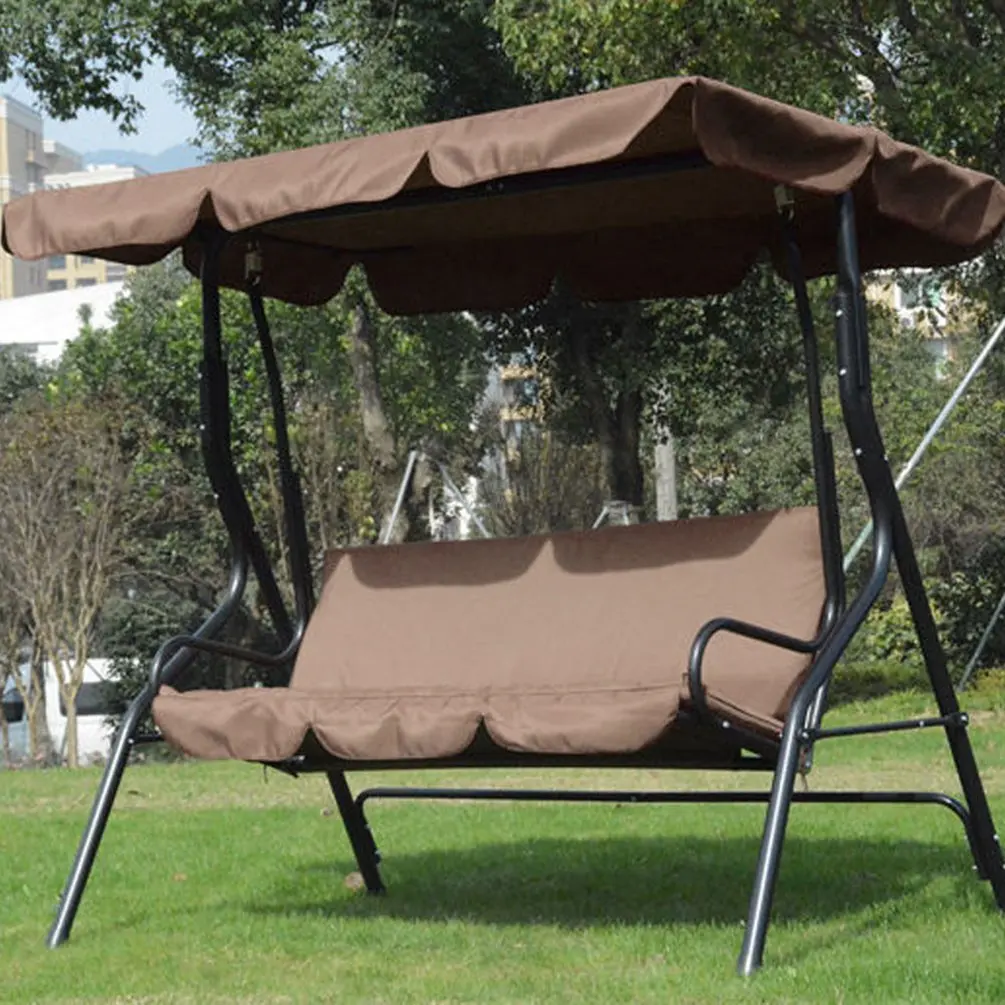 

Garden Swing Sunshade Cover Waterproof Canopy Seat Top Cover Dust Cover Outdoor Courtyard Swing Canopy Chair Hammock Sunshade