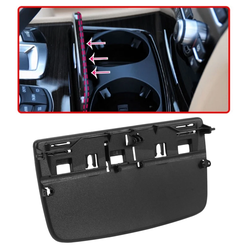 

Car Center Console Cup Drink Holder Cover For-BMW 7 Series F01 F02 F04 2008-2015