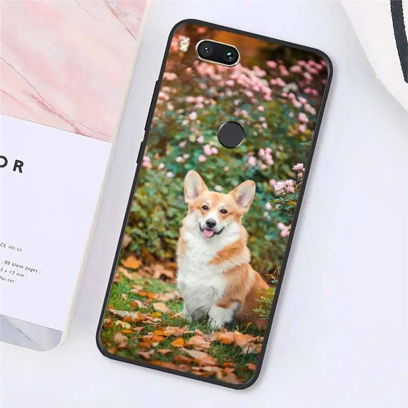 

Corgi Dog Cute Animal Phone Case For Xiaomi Redmi note 7 8 9 t k30 max3 9 s 10 pro lite Luxury brand shell funda coque