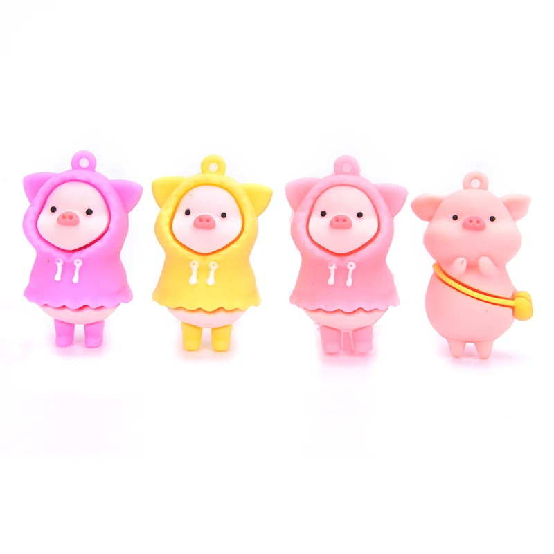 

1PC Creative Cute Mini Pig Doll Ornaments Desktop Cake Decor Car Micro Landscape DIY Handmade Jewelry Making Findings Supplies