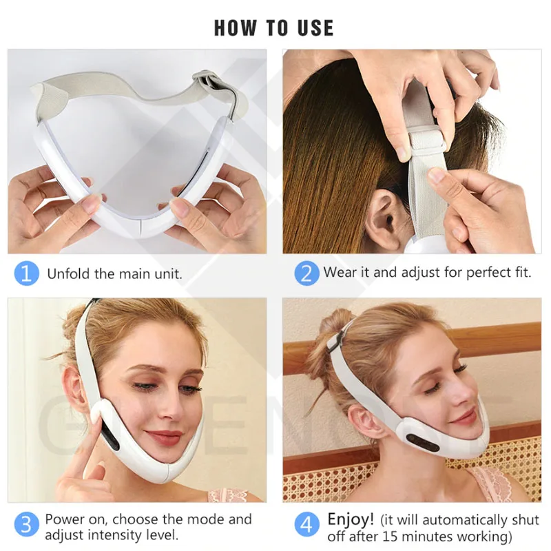 Светодиодный фотон светильник терапии V уход за кожей лица Массажер средство для